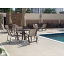 Ver imagem 3 de Guarda Sol Ombrelone 3,00 Metros Madeira com Base Piscina Praia Jardim