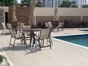 Ver imagem 3 de Guarda Sol Ombrelone 3,00 Metros Madeira com Base Piscina Praia Jardim