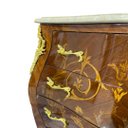 Ver imagem 4 de Cômoda Clássica Marchetada 3 Gavetas com Tampo em Mármore 75x65x40cm