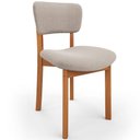 Ver mais imagens de Kit 04 Cadeiras para Sala de Jantar Cozinha Living Estofada Dara L02 Bouclê Creme - Lyam Decor