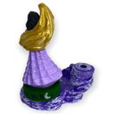 Ver imagem 3 de Incensário Cascata Cigana Lilás em Resina 13 cm