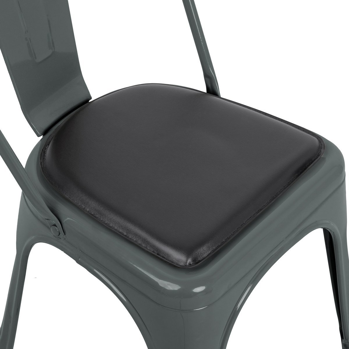 Cadeira Iron Tolix design industrial com almofada - 5