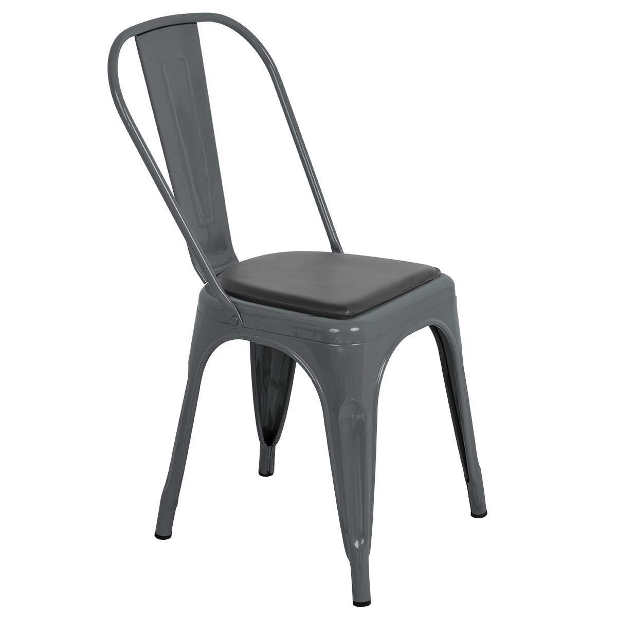 Cadeira Iron Tolix design industrial com almofada - 1