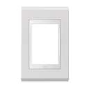 Ver imagem 2 de Kit C/5 Placas 4x2 3 Posições Weg Refinatto Style Branco Acetinado