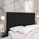 Ver imagem 1 de Cabeceira Estofada para Cama Queen Sevilla Preto- M. Arapongas 06