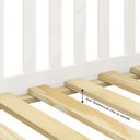 Ver mais imagens de Cama Casal Infantil Montessoriana Branco Madeira Casa com Estrado Ravi Idimex