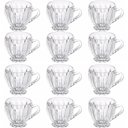 Ver imagem 1 de Jogo 12 Xícaras 200ml Chá Café em Vidro Transparente Lyor Re
