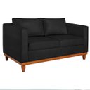 Ver imagem 2 de Sofá 3 Lugares Europa 180 cm Estilo Conforto e Elegância Suede - Doce Sonho Móveis