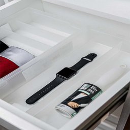 Organizador Plástico Para Armário Gaveta C80/2 Cristal - 2