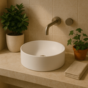 Ver imagem 3 de Cuba para Banheiro Kohler Vox de Sobrepor Redonda 42x42cm Branca| 14800BR-0