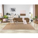 Ver imagem 3 de Tapete Sala Alto Relevo Realce Trama 72 Bege 200x250 Cm 2,00 X 2,50 M