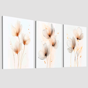 Ver imagem 4 de Quadro Decorativo Trio Flor Minimalista Elegância
