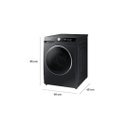 Ver imagem 5 de Lava e Seca Samsung QDrive 14Kg Black Inox 220V WD14TP34DSBFAZ