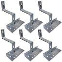 Ver imagem 3 de Estrutura Suporte Fixador Linha C Placa Painel Solar Inox para Telha Cerâmica e Cimento | Perfil Mas