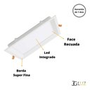 Ver imagem 2 de Painel Plafon Embutir Quadrado Led 18w Bivolt Bco / Pto Opus - Branco - Bco Quente 3000k
