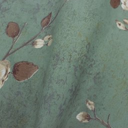 Papel de Parede Floral Verde Vintage+ Cola Inclusa- Vinilico Lavável - 6