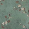 Papel de Parede Floral Verde Vintage+ Cola Inclusa- Vinilico Lavável - 1