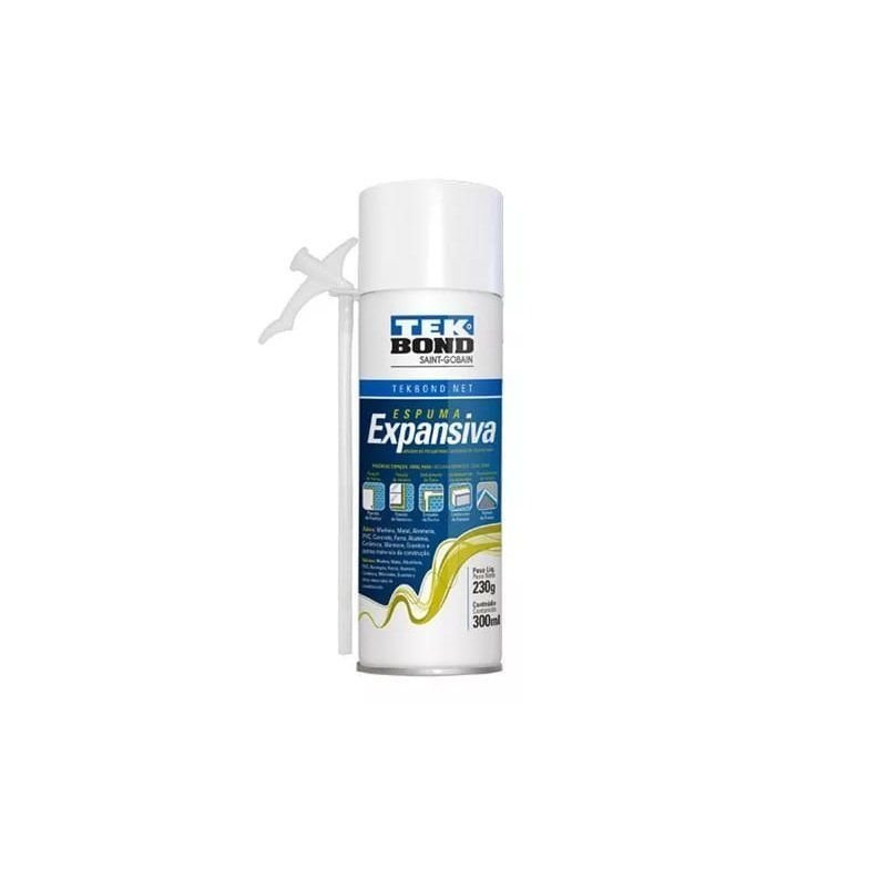 Espuma Expansiva de Pu Uso Geral Tekbond 230g - 300ml - 1