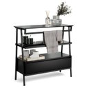 Ver imagem 4 de Armário Multiuso Gabinete Banheiro Industrial 1 Gaveta Thor Preto com Preto - Rede Móveis