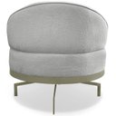 Ver imagem 7 de Poltrona Giratoria Glamour 704 Organica Linho Boucle 3302 Ezz