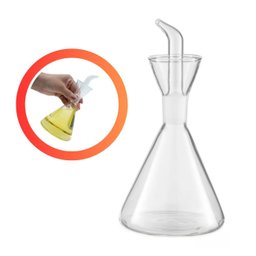 Galheteiro Porta Azeite e Vinagre Triangular 250ml - Oikos - 1