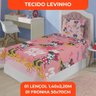 Jogo de Cama Infantil Lepper Minnie Solteiro 2 Peças Microfibra Rosa - 8