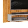 Painel para Tv até 55 Polegadas com Nichos Dj Móveis Ripe Cedro Bali - 7