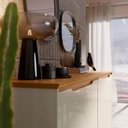 Ver imagem 3 de Buffet / Balcão / Aparador / Bancada Fl 4 Portas Amplo Espaço Interno para Objetos sem Puxadores Ext