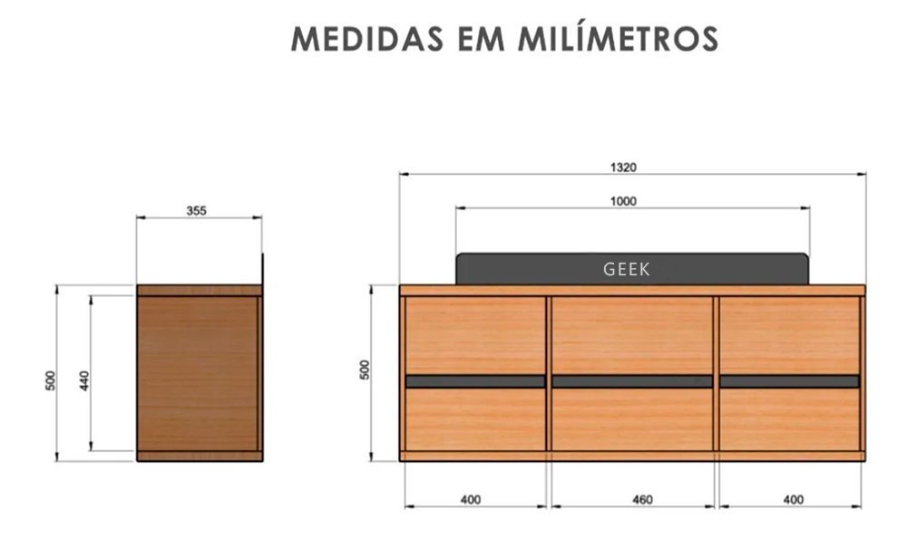 Rack Gamer Geek Branco com Led Incluso A5 - 4