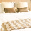 Ver imagem 2 de CAPA DE ALMOFADA RETANGULAR EM SUEDE Almofadas Estilo capa de almofada retangular marrom 50x30