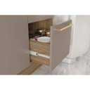 Ver mais imagens de Cozinha Modulada Completa Botanic 3 Peças (1aéreo+1balcão+1complemento) C3p15 Nogueira/verde