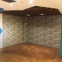 Ver imagem 3 de Vinil Adesivo de Piso e Parede Tijolinho Cinza Escuro 3d Lavável Autocolante Texturizado Realista