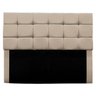 Cabeceira Cama Box Estofada King 195 Cm Ananda Suede:bege - 2