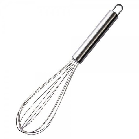 Batedor de Ovos e Massas Aço Inox 27 Cm - Clink