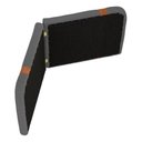 Ver imagem 5 de Cabeceira Painel Orgânico Cama Box Casal Padrão Flay 140cm Dobrável Bouclé Cinza Escuro - Desk Desig