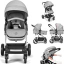 Ver imagem 6 de Carrinho de Bebê para Passeio 2 em 1 Moisés Fisher Price Jazz Bb431 Cinza