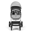 Ver imagem 1 de Carrinho de Bebê para Passeio 2 em 1 Moisés Fisher Price Jazz Bb431 Cinza