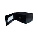 Ver imagem 3 de Mini Rack 05u X 19p 350mm Visor Acrilico C 2 Chaves Preto Ma