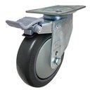 Ver imagem 1 de Rodízio Giratório com Base 125 Kilos GLRON 512 BPKC - 111674 - ROD-CAR