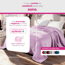 Ver imagem 6 de Manta Cobertor Casal Luster Canelada 180x220cm Microfibra Super Macio Premium