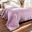 Ver imagem 1 de Manta Cobertor Casal Luster Canelada 180x220cm Microfibra Super Macio Premium