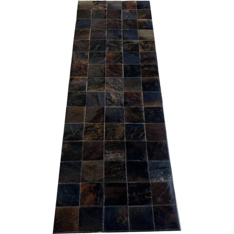 Tapete de Couro Marrom Exótico Escuro 0,50x1,50 Placa 10