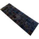 Ver imagem 2 de Tapete de Couro Marrom Exótico Escuro 0,50x1,50 Placa 10