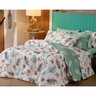Enxoval Completo de Cama Queen 6 Peças (jogo Cama + Cobreleitos) Teka Diamante 100% Algodão - Tropic - 1