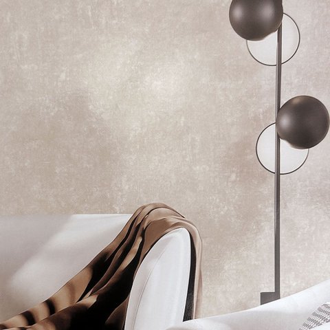 Papel de Parede Cimento Queimado Bege com Cola Inclusa 101