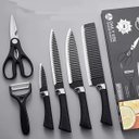 Ver imagem 5 de Conjunto de Facas e Utensílios 6 Peças Profissional para Cozinha e Churrasco