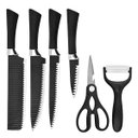 Ver imagem 2 de Conjunto de Facas e Utensílios 6 Peças Profissional para Cozinha e Churrasco