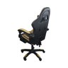 Cadeira Gamer Stillus Ergonômica com Apoio para Os Pés - Dourada - 4