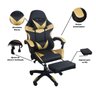 Cadeira Gamer Stillus Ergonômica com Apoio para Os Pés - Dourada - 7