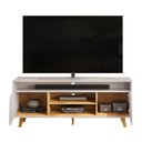 Ver imagem 5 de Rack Bancada de Tv 60 Pol 150cm Elaine D04 Cedro/bali - Mpozenato